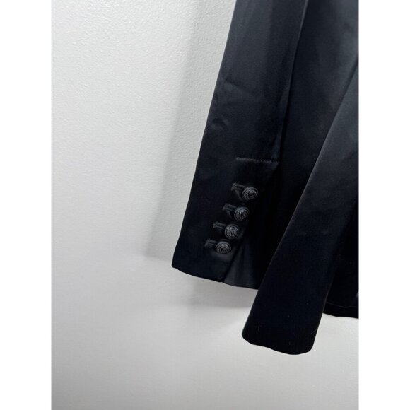 Generation Love Leighton Satin Blazer Black Padded Shoulder Size XXL NWT - Picture 6 of 6